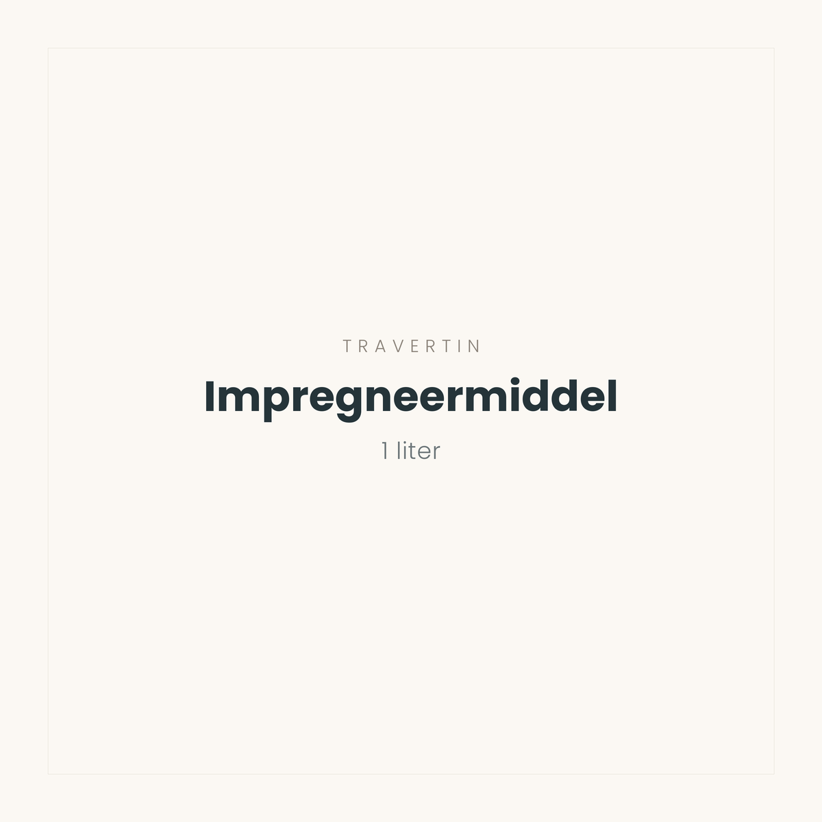 Travertin impregneermiddel 1 liter