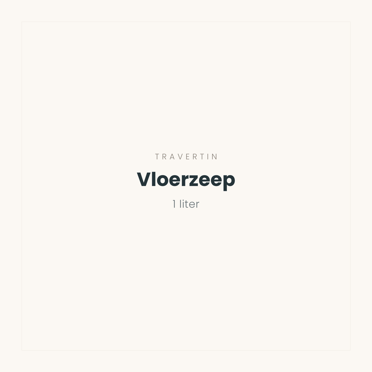 Travertin vloerzeep 1 liter